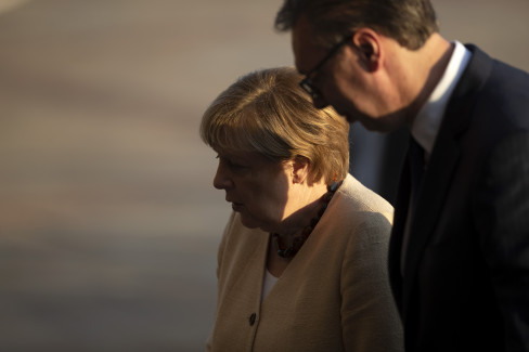 Vučić i Merkel 